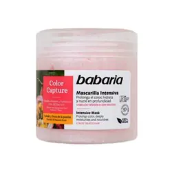 ماسک تثبیت کننده رنگ مو باباریا babaria مدل Color Capture مناسب موهای رنگ شده حجم 400 میل ا Color Capture Mask babaria 400 ml