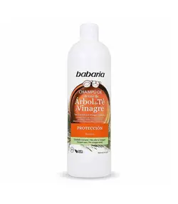 شامپو ضد شپش عصاره سرکه و روغن درخت چای باباریا Babaria Vinegar Extract &amp; Tea Tree Oil Shampoo 700ml
