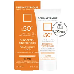 کرم ضد آفتاب رنگی پوست خشک اس پی اف 50 درماتیپیک Dermatypique Tined Sunscreen Cream For Dry Skins - عطریات علیرضا