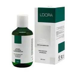 محلول آرایش پاک‌‌کن دوفاز ویتامینه لدورا 200 میلی لیتر L'DORA VITAMIN TWO-PHASE MAKE UP REMOVER SOLUTION, 200 ml