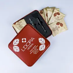 ماسک پودری اسپیرولینا روشن کننده لدورا هربال 10 عددی L'DORA HERBAL Spirulina Lightening Powder Mask, 10 PCS