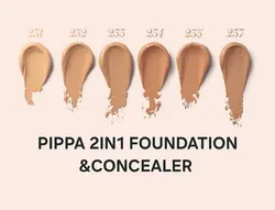 کرم پودر و کانسیلر اکسترا مت پیپا لندن مدل 235