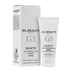 کرم ضد آفتاب بدون رنگ سل اکتیو SPF50 پوست خشک و نرمال 40 میلی لیتر ژیل بوته Gil Beaute