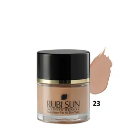 کرم پودر روبی سان با SPF10 شماره 23 حاوي عصاره خيار و برگ درخت چای