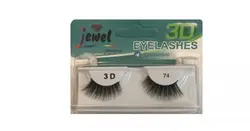 مژه مصنوعي جفتي نيمه جويل مدل 3D-074