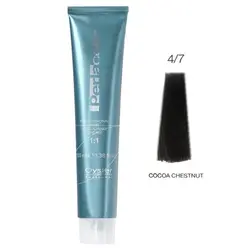 رنگ مو پرلاکالر اویستر فندقی کاکائویی شماره ۴/۷ -Oyster Perla Color Hair Color Num 4/7