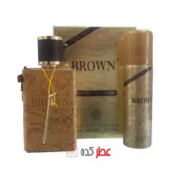 عطر مردانه فراگرنس ورد با اسپری Brown Orchid Gold حجم 80 میل 