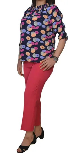 بلوز یقه قایقی YMR