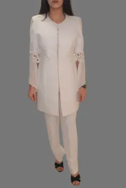 ست مانتو و شلوار و تاپ عروس