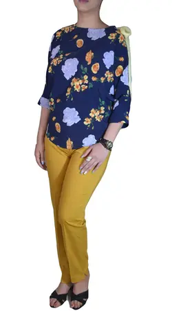 شومیز سورمه ای