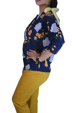 شومیز سورمه ای