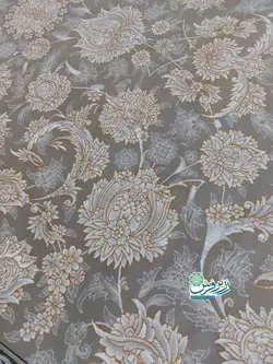 فرش ماشینی 700 شانه طرح بهار فیلی رنگ