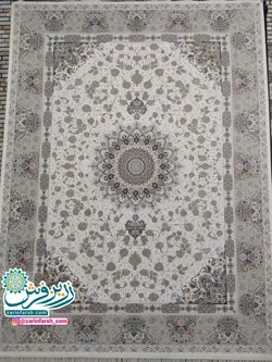 فرش ماشینی 1200 شانه برجسته طرح پیچک