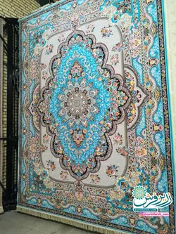 فرش ماشینی 1200 شانه طرح بهشت