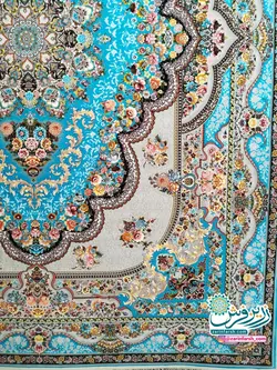 فرش ماشینی 1200 شانه طرح بهشت