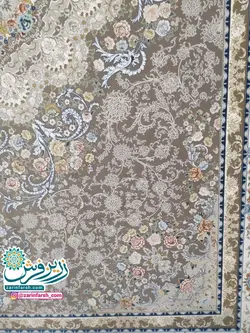 فرش ماشینی 1200 شانه برجسته طرح رایحه