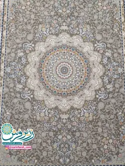 فرش ماشینی 1200 شانه برجسته طرح رایحه