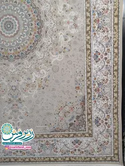 فرش ماشینی 1200 شانه برجسته طرح رایحه