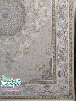 فرش ماشینی 1200 شانه برجسته طرح رایحه