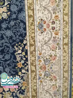 فرش ماشینی 1200 شانه برجسته طرح رایحه