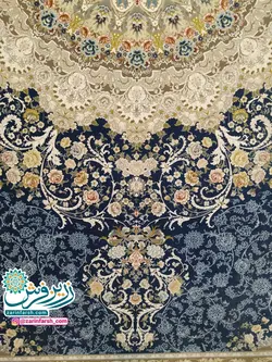 فرش ماشینی 1200 شانه برجسته طرح رایحه