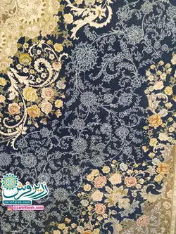 فرش ماشینی 1200 شانه برجسته طرح رایحه
