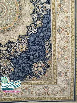 فرش ماشینی 1200 شانه برجسته طرح رایحه