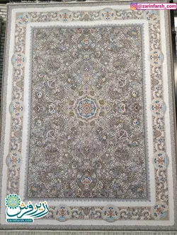 فرش ماشینی 700 شانه گل برجسته طرح پگاه