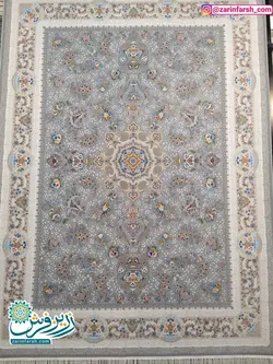 فرش ماشینی 700 شانه گل برجسته طرح پگاه