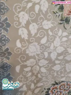 فرش ماشینی 700 شانه گل برجسته طرح پگاه