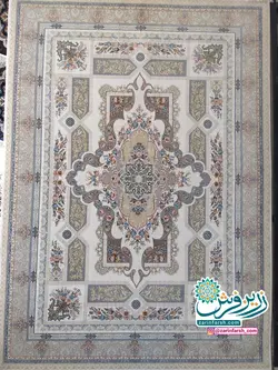 فرش ماشینی 700 شانه گل برجسته طرح خزان