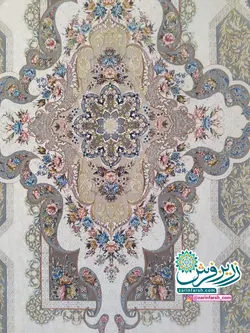 فرش ماشینی 700 شانه گل برجسته طرح خزان
