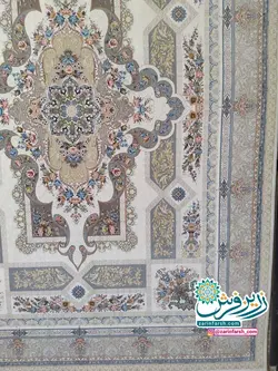 فرش ماشینی 700 شانه گل برجسته طرح خزان