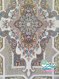 فرش ماشینی 700 شانه گل برجسته طرح خزان