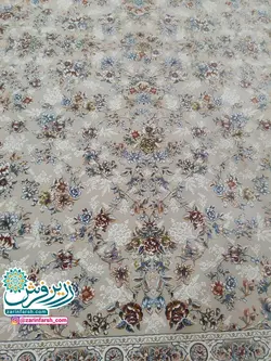 فرش ماشینی 1200 شانه گل برجسته طرح 1044