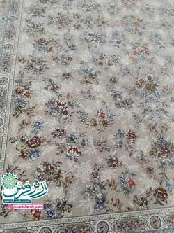 فرش ماشینی 1200 شانه گل برجسته طرح 1044