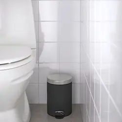 سطل زباله 3 لیتری خاکستری ایکیا EKOLN