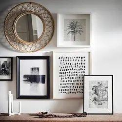 آینه دور حصیری ایکیا GRINSBOL