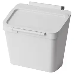 سطل زباله کابینتی ایکیا SKOLAST طوسی روشن