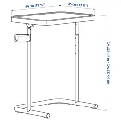 میز لپ تاپ ایکیا BJORKASEN کرم