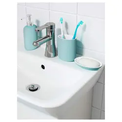 ست بهداشتی ایکیا EKOLN فیروزه ای