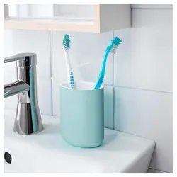 ست بهداشتی ایکیا EKOLN فیروزه ای