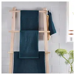 حوله 4 تایی آشپزخانه VAGSJON آبی تیره