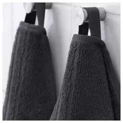 حوله حمام ایکیا VAGSJON رنگ خاکستری تیره