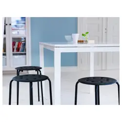 چهارپایه ایکیا MARIUS مشکی