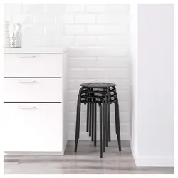 چهارپایه ایکیا MARIUS مشکی
