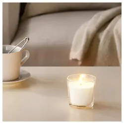 شمع معطر لیوانی ایکیا SINNLIG کوچک وانیل