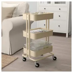 ترولی ایکیا RASKOG بژ