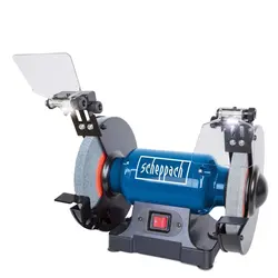 سنگ رومیزی دو طرفه شپخ مدل SM200L - زمیران ابزار نمایندگی SCHEPPACH