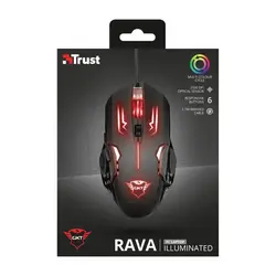 ماوس مخصوص بازی تراست مدل GXT 108 Rava illuminated